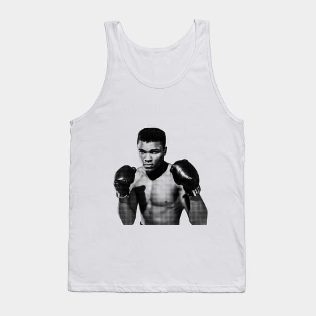 Muhammad Ali Halftone Style Tank Top by Eins99